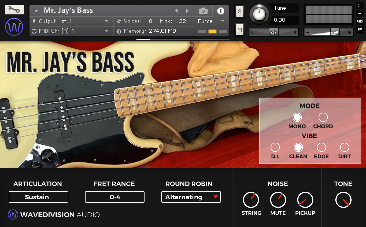 Mr. Jay's Bass - Kontakt instrument